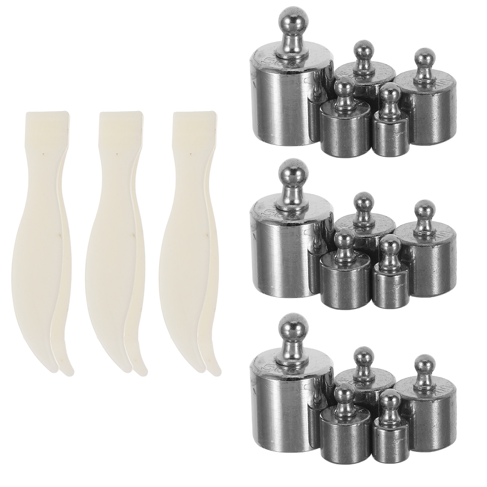 Lab Equipment - ชุดตุ้มน้ำหนักสแตนเลส 1 กรัม-500 กรัม สำหรับการปรับเทียบเครื่องชั่งดิจิตอล อุปกรณ์ห้องปฏิบัติการ