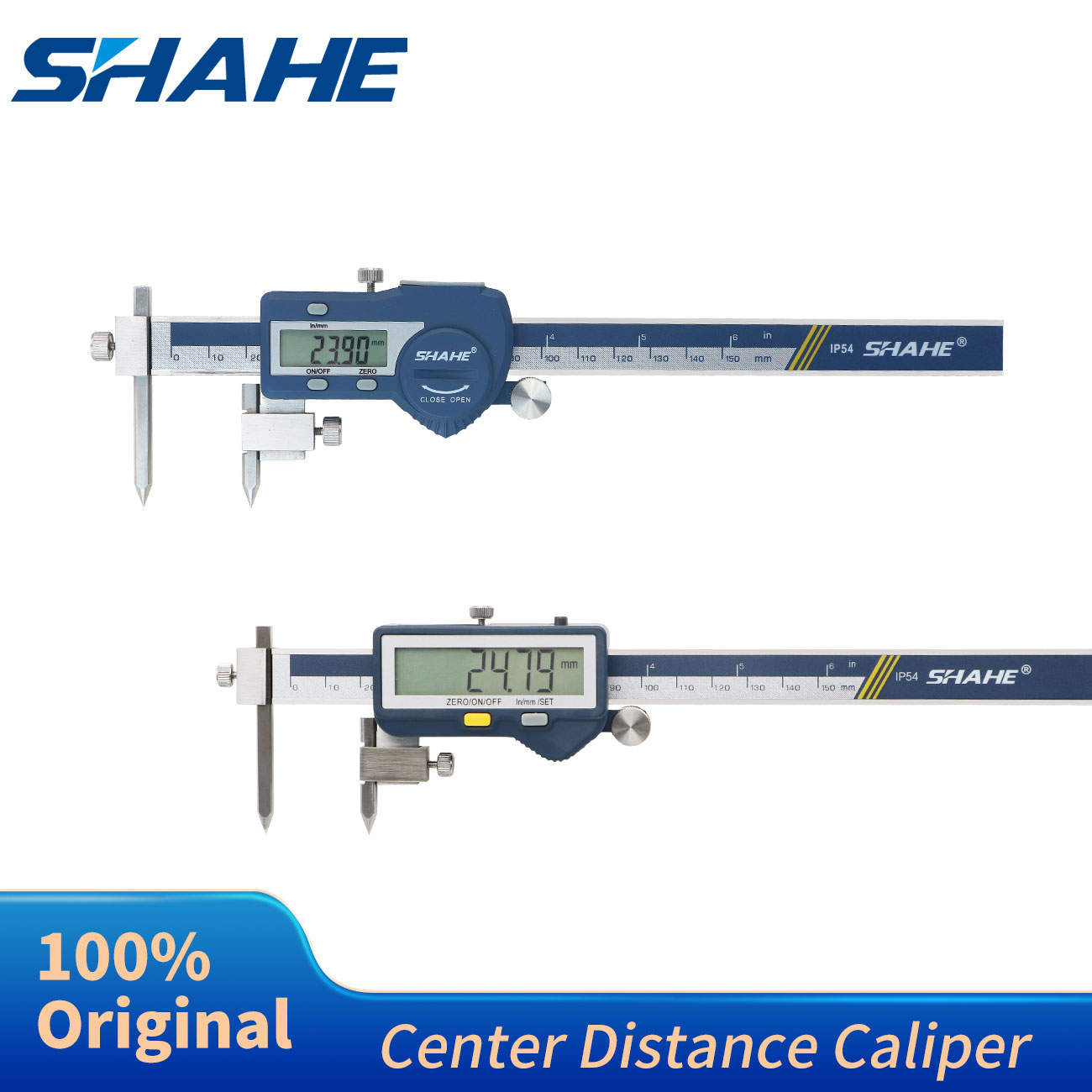 Digital Caliper 150Mm Stainless Steel - คาลิปเปอร์วัดระยะกลางแบบดิจิตอล SHAHE 5-150/5-200/5-300 มม. ไมโครมิเตอร์ดิจิตอล สแตนเลส