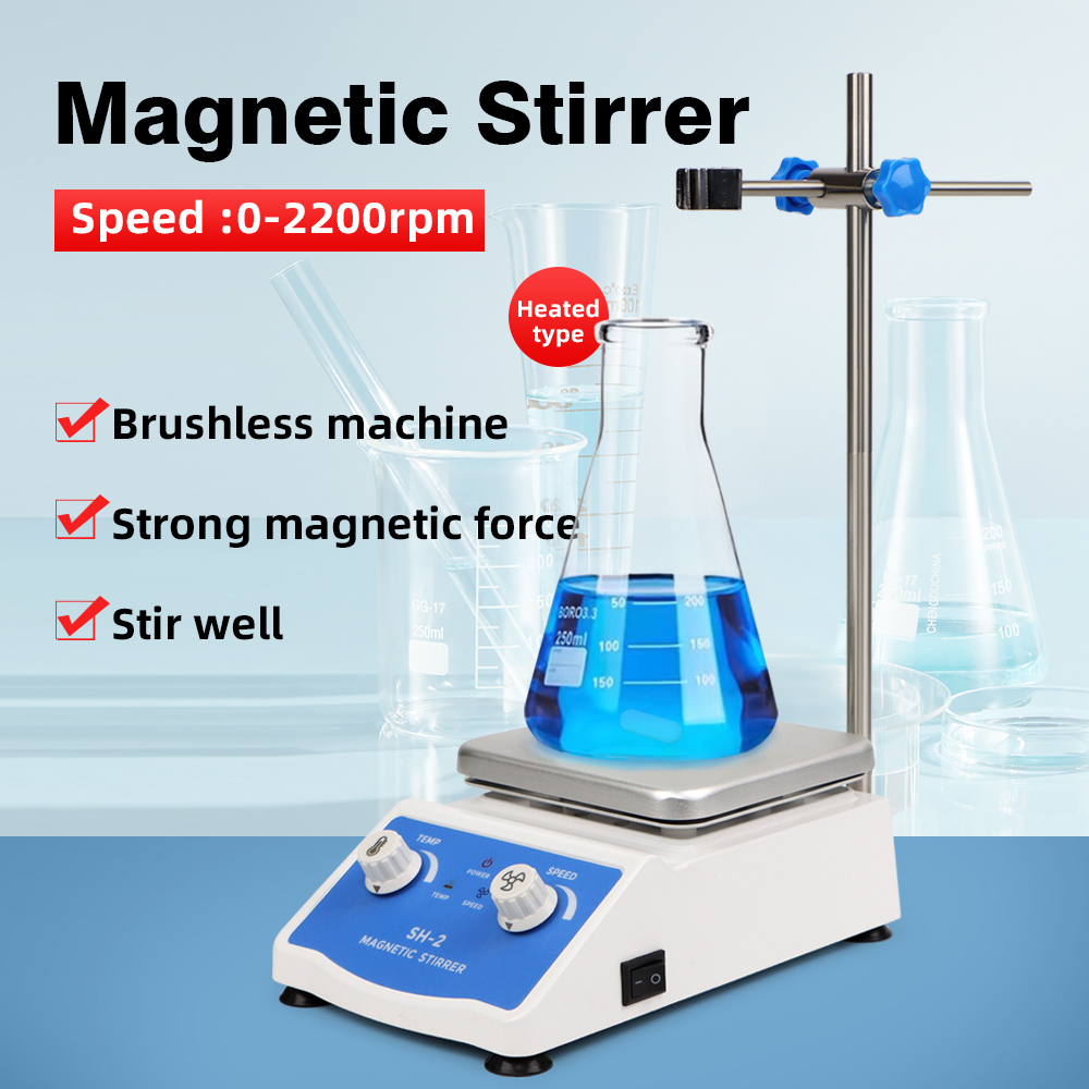 Lab Magnetic Stirrer Hot Plate - เครื่องทําความร้อน Magnetic Stirrer Mixer 1000ml เครื่องผสมปรับห้องปฏิบัติการจานร้อน