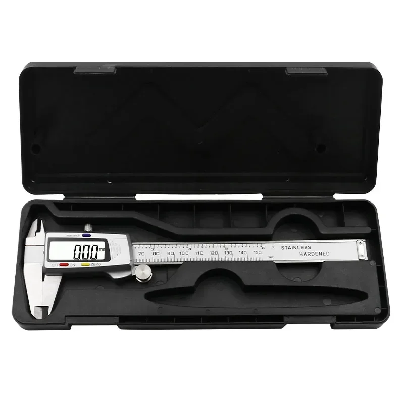 Digital Caliper 150Mm Stainless Steel - เวอร์เนียคาลิปเปอร์ดิจิตอลสแตนเลสขนาด 150 มม. 6 นิ้ว รุ่นใหม่