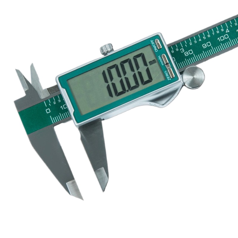 Digital Caliper 150Mm Stainless Steel - คาลิปเปอร์ดิจิตอลแบบหน้าจอเต็มขนาด 0-150 มม. สแตนเลส วัดหน่วยมิลลิเมตร/นิ้ว ความแม่นยำสูง