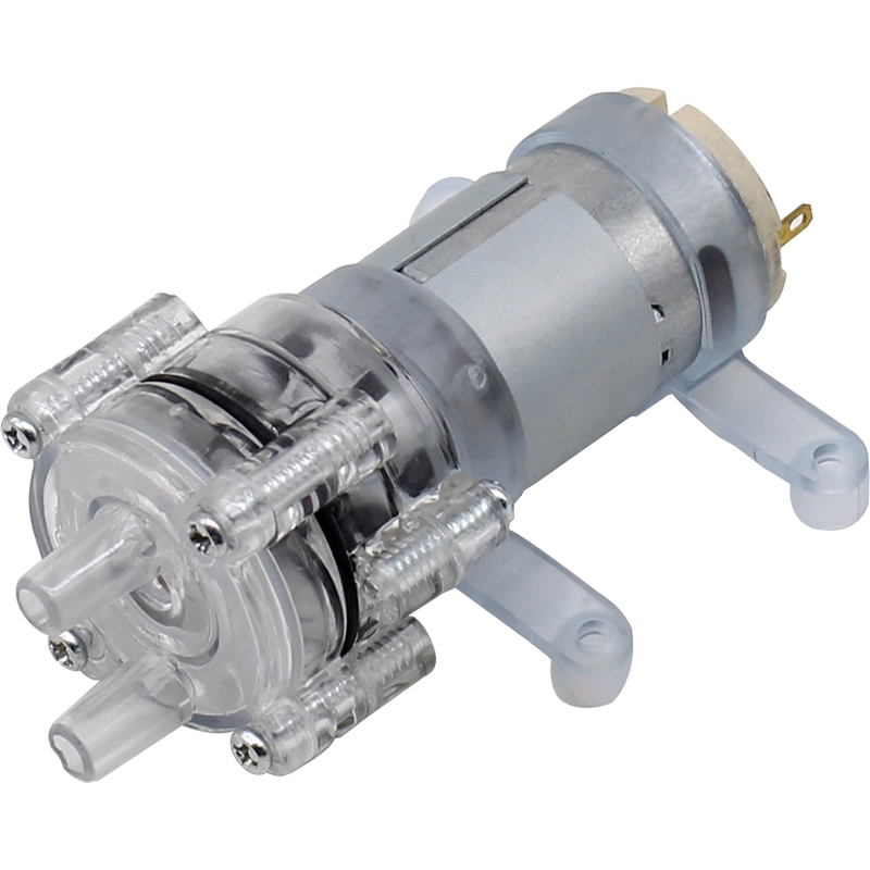 Mini Peristaltic Pump 12V - 385 DC 6V-12V ทนต่ออุณหภูมิสูง 100 องศาเซลเซียสมินิไมโครปั๊มน้ำไดอะแฟรมปั๊มน้ำปั๊มสูญญากาศ