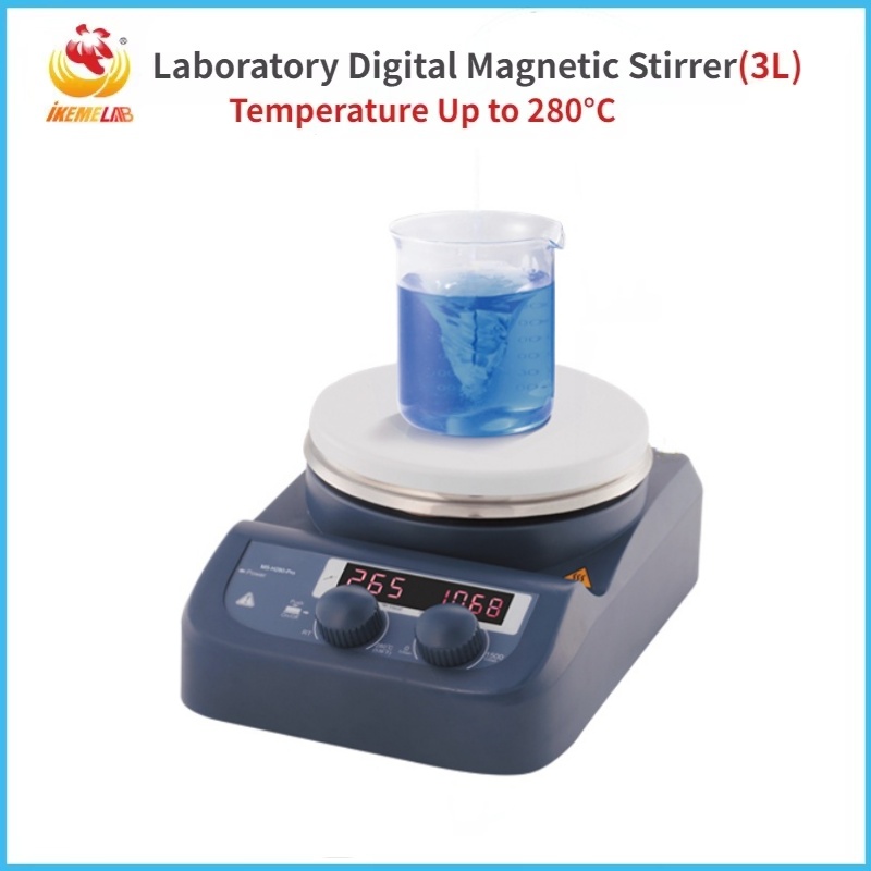 Lab Magnetic Stirrer Hot Plate - เครื่องกวนสารแม่เหล็ก WEIAI 1500 รอบต่อนาที พร้อมแท่งกวน แม่เหล็กผสมสาร