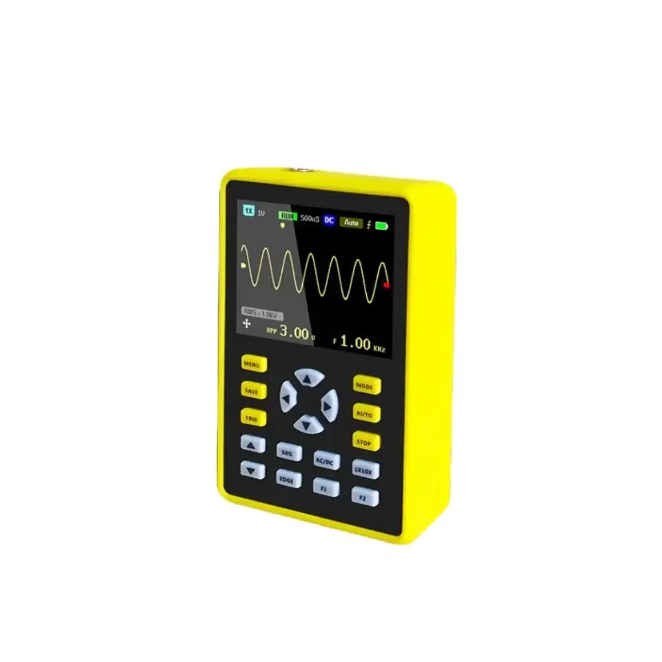 Fnirsi Digital Oscilloscope Handheld - ออสซิลโลสโคปขนาดเล็กแบบพกพา 100MHz 500MS ตัวอย่างการวัดแบบดิจิตอล รุ่น FNIRSI-5012H
