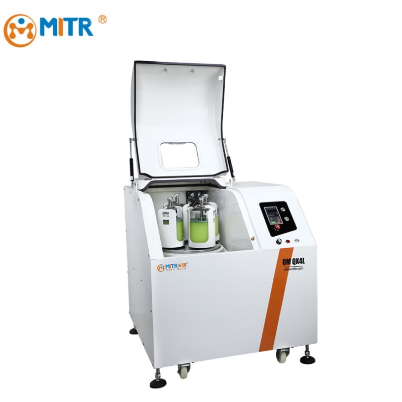 Lab Equipment - เครื่องบดแบบลูกกลิ้งสำหรับอุปกรณ์ห้องปฏิบัติการแบตเตอรี่ลิเธียมไอออน ผสมสารละลายด้วยถังสแตนเลส อุปกรณ์บดแบบลูกกลิ้ง
