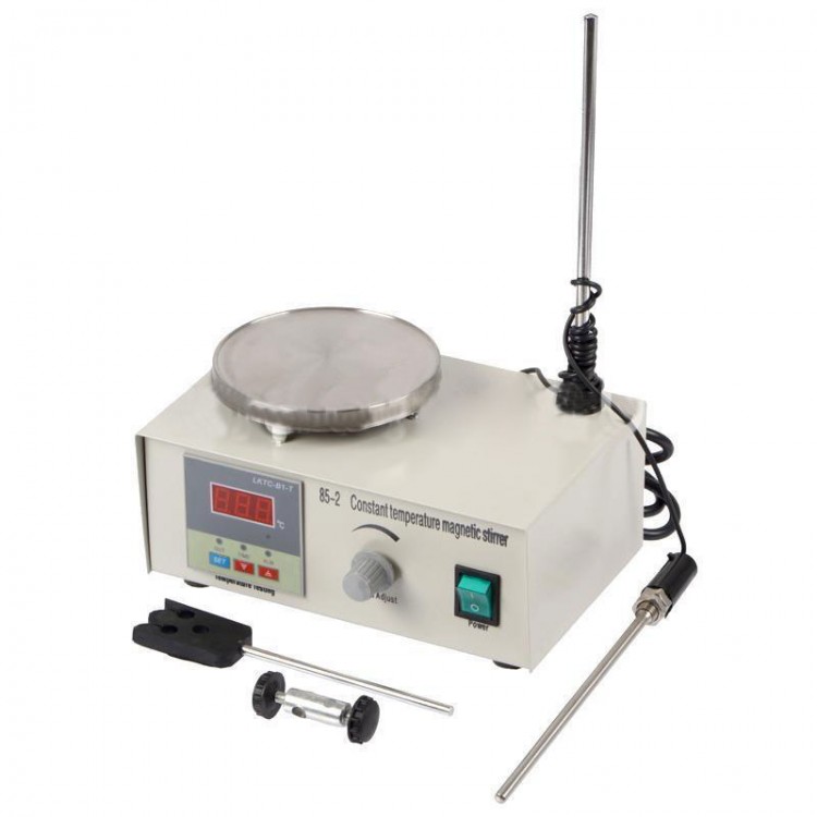 Lab Magnetic Stirrer Hot Plate - 85-2 110V เครื่องกวนสารแม่เหล็กแบบควบคุมอุณหภูมิคงที่พร้อมแผ่นทำความร้อน