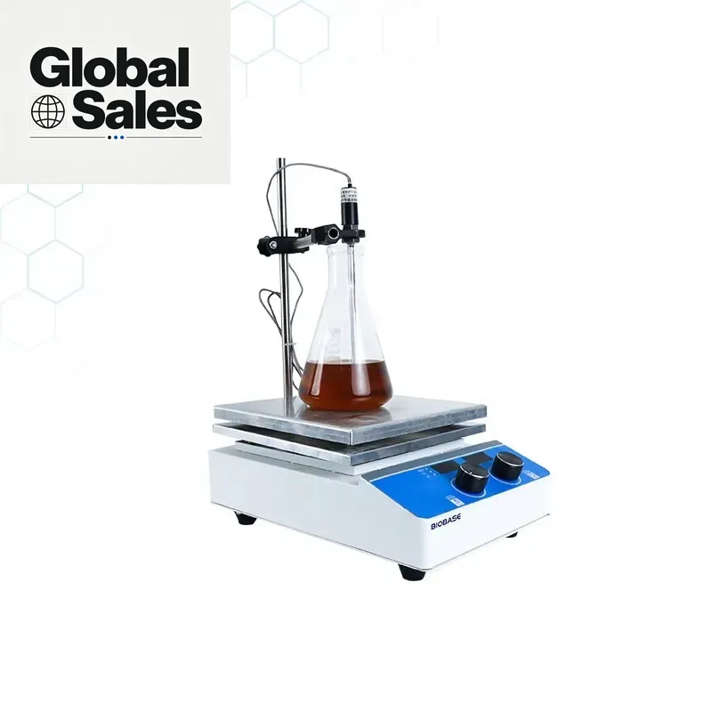 Lab Magnetic Stirrer Hot Plate - เครื่องกวนสารเคมีแบบแม่เหล็กพร้อมแผ่นทำความร้อน LED ดิจิตอล