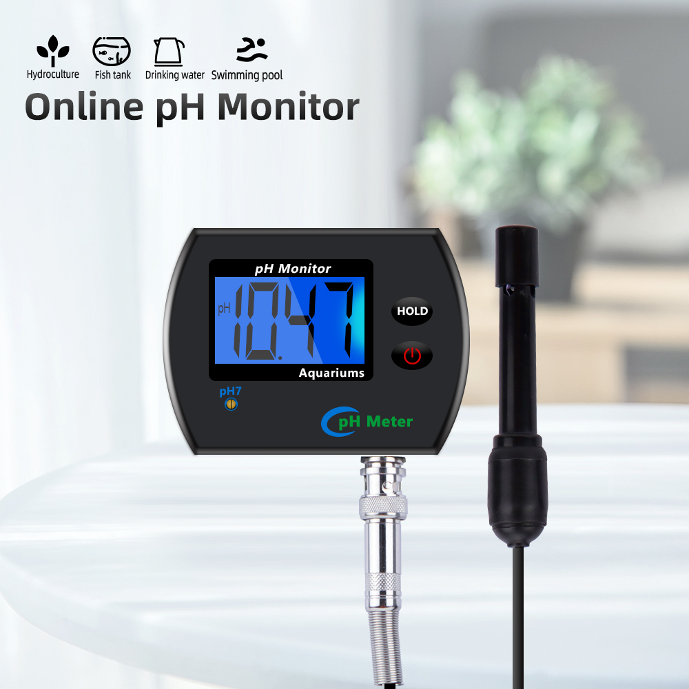 Ph Meter Digital Water Tester - เครื่องวัดค่า PH สำหรับตู้ปลา เครื่องตรวจสอบคุณภาพน้ำหลายพารามิเตอร์ เครื่องวัดค่า PH