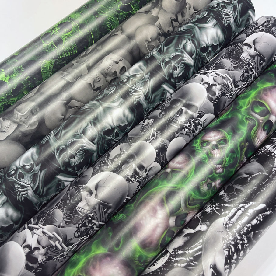 สติกเกอร์ลายกราฟฟิตี้รูปหัวกะโ - Air Bubble Wrap Roll Packaging บทวิจารณ์และราคา