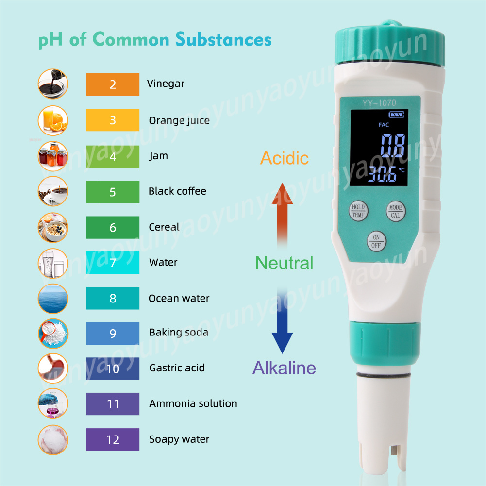 เครื่องวัดคุณภาพน้ำดิจิตอล 7 i - Ph Meter Digital Water Tester บทวิจารณ์และราคา