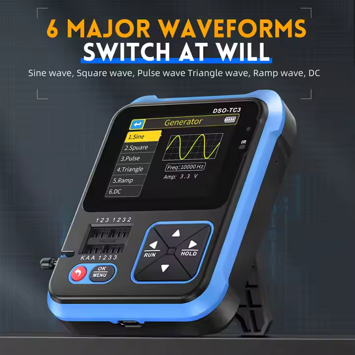 FNIRSI DSO-TC3 มินิออสซิลโลสโค - Fnirsi Digital Oscilloscope Handheld บทวิจารณ์และราคา