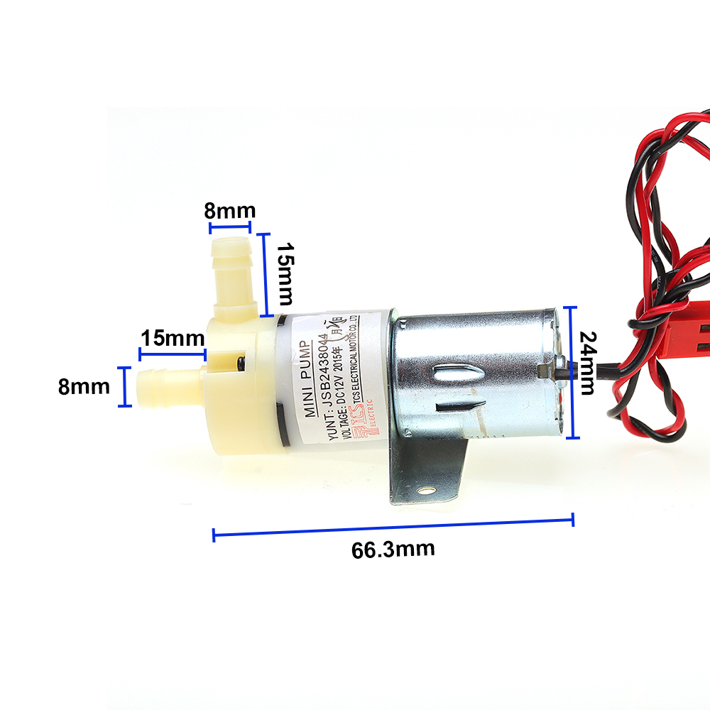 Mini 370 ปั๊มดูดน้ํา DC 7.4V 1 - Mini Peristaltic Pump 12V บทวิจารณ์และราคา