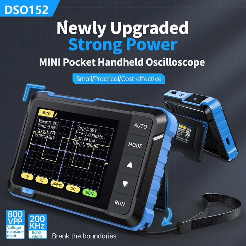 Fnirsi DSO152ออสซิลโลสโคปแบบมื - Fnirsi Digital Oscilloscope Handheld บทวิจารณ์และราคา
