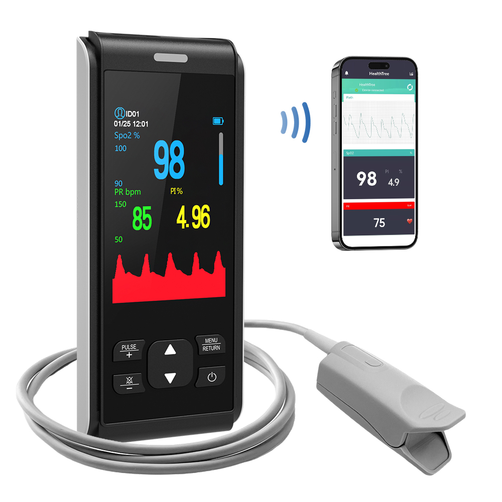 HealthTree Handheld Pulse Oxim - Pulse Oximeter Fingertip Rechargeable บทวิจารณ์และราคา