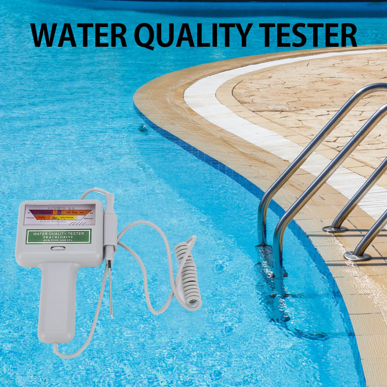 เครื่องวัดคุณภาพน้ำในสระว่ายน้ - Ph Meter Digital Water Tester บทวิจารณ์และราคา