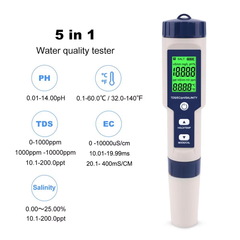 เครื่องวัดค่า PH TDS EC แบบดิจ - Ph Meter Digital Water Tester บทวิจารณ์และราคา