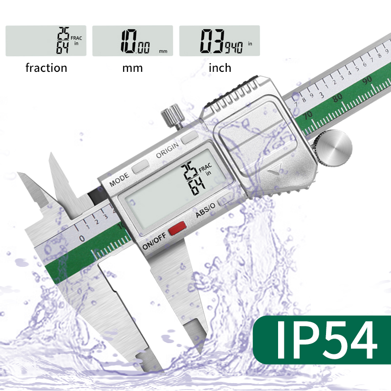 ET54 150 มม.0.01 มม.ดิจิตอล Ca - Digital Caliper 150Mm Stainless Steel บทวิจารณ์และราคา