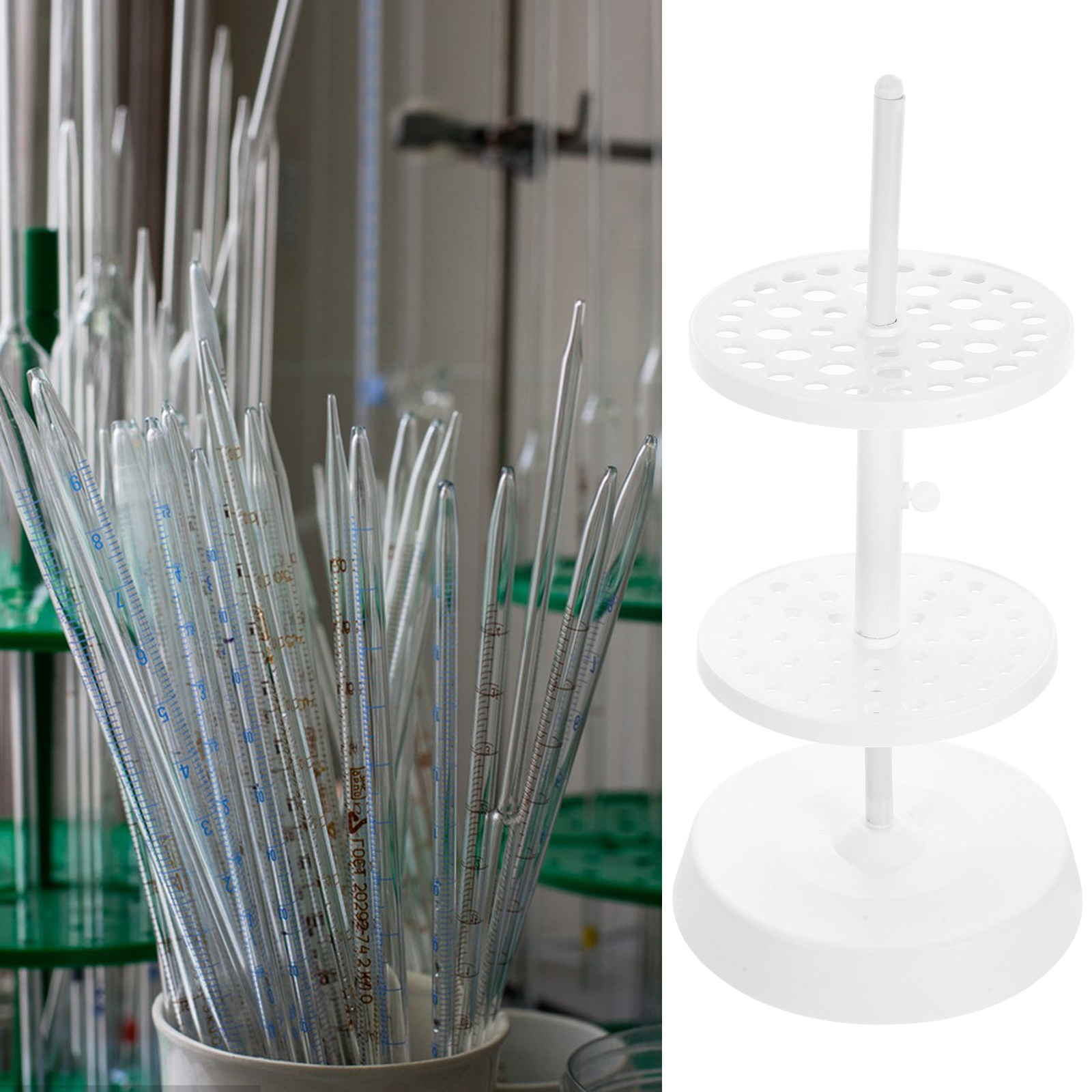 ที่วางปิเปตต์ทรงกลมพลาสติกแบบต - Lab Equipment บทวิจารณ์และราคา
