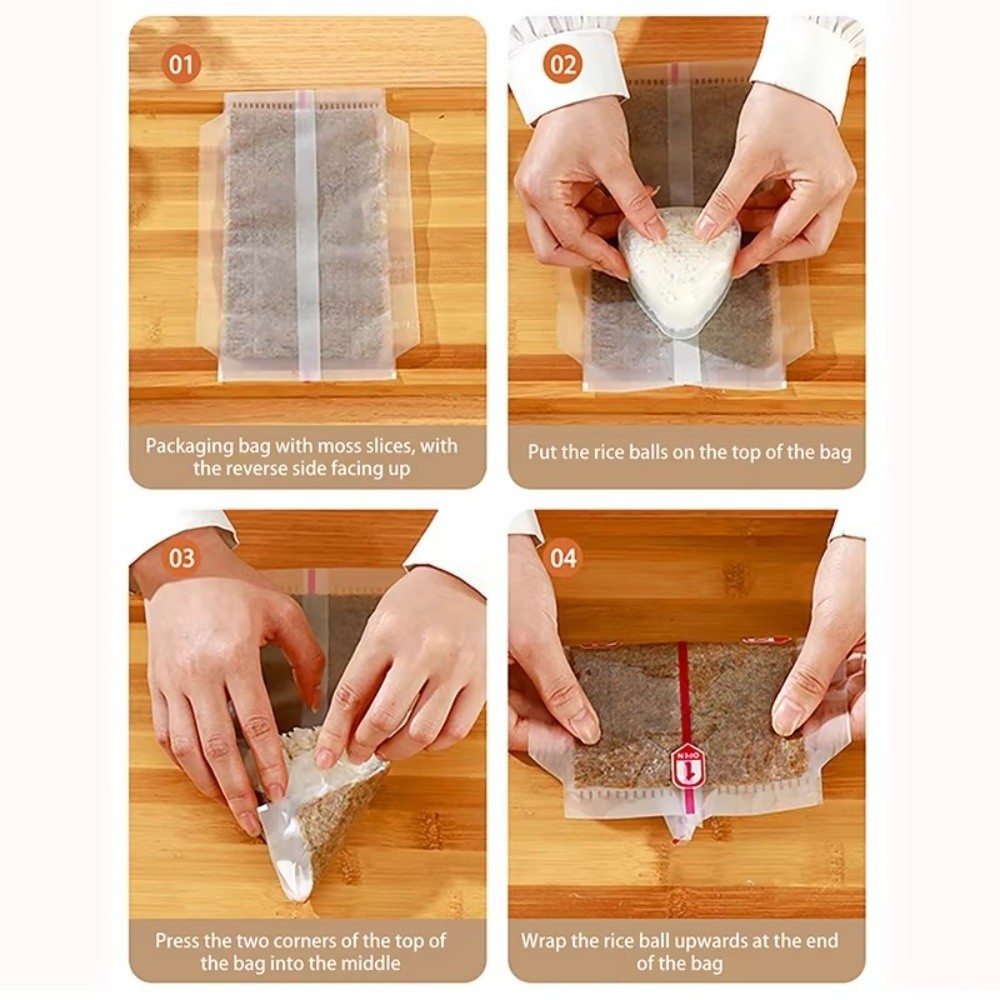 ถุงพลาสติกห่อข้าวปั้นทรงสามเหล - Packaging บทวิจารณ์และราคา