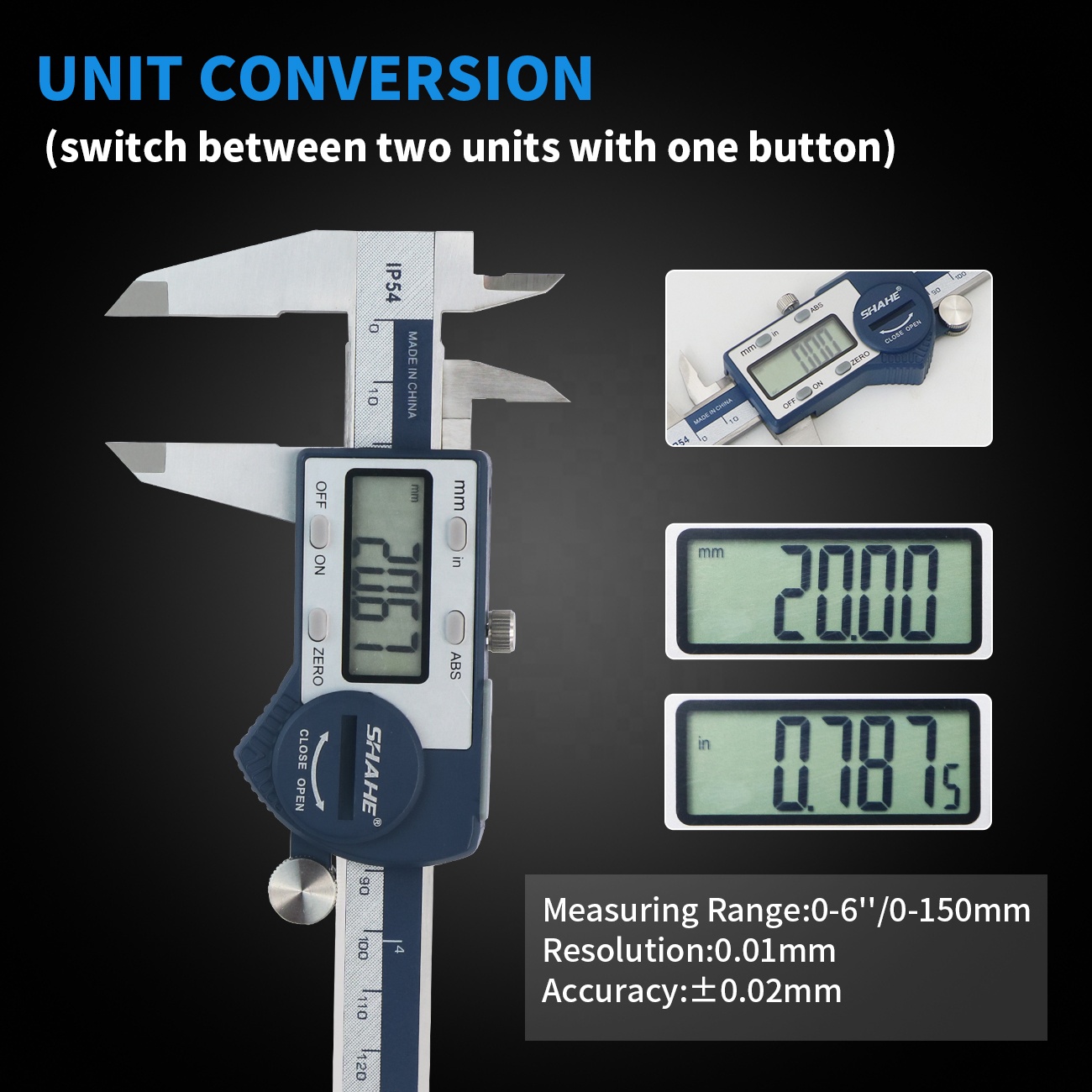 เวอร์เนียร์คาลิปเปอร์ดิจิตอล I - Digital Caliper 150Mm Stainless Steel บทวิจารณ์และราคา