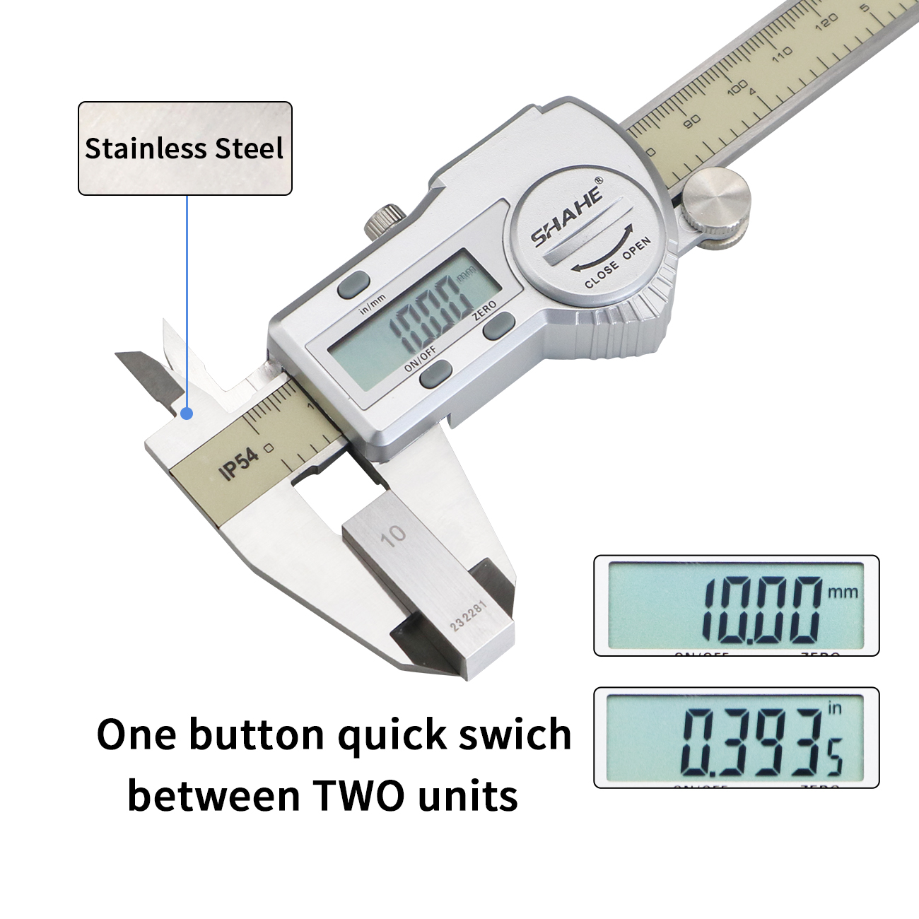 คาลิปเปอร์ดิจิตอล Shahe 0-150  - Digital Caliper 150Mm Stainless Steel บทวิจารณ์และราคา