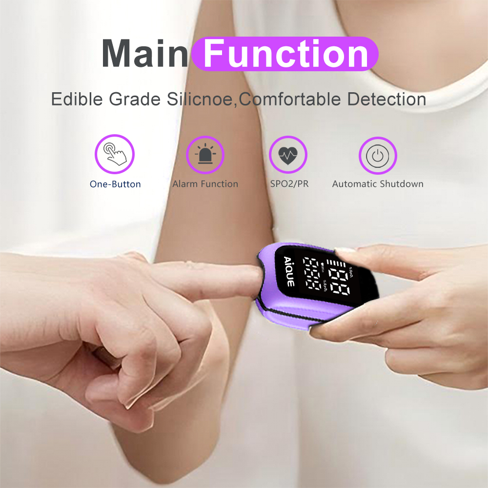 AiQUE ชาร์จ Digital Finger Pul - Pulse Oximeter Fingertip Rechargeable บทวิจารณ์และราคา