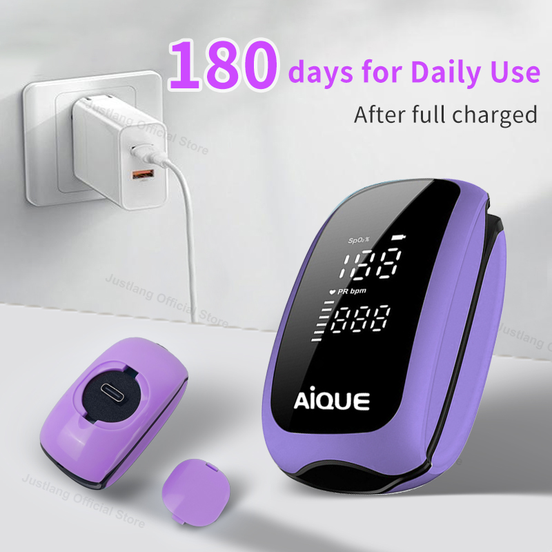 AiQUE ชาร์จ Digital Finger Pul - Pulse Oximeter Fingertip Rechargeable บทวิจารณ์และราคา