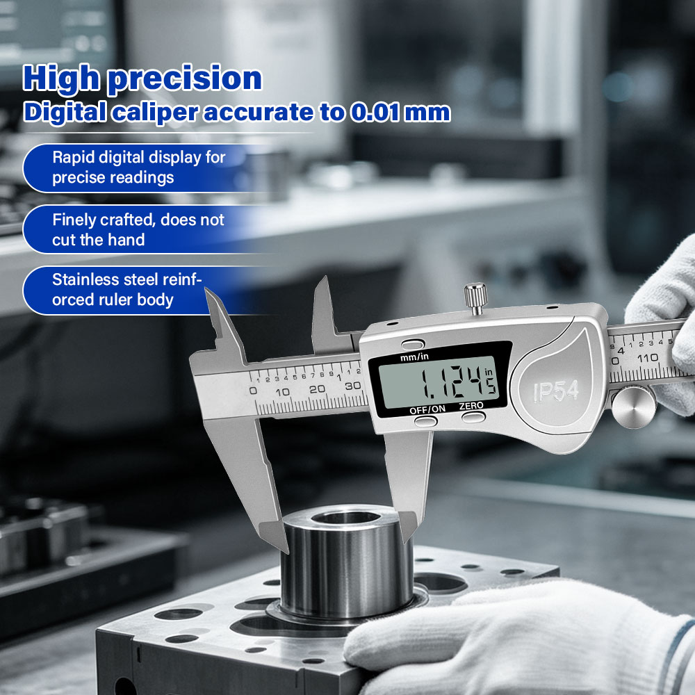 คาลิปเปอร์ดิจิตอลสแตนเลส IP54  - Digital Caliper 150Mm Stainless Steel บทวิจารณ์และราคา