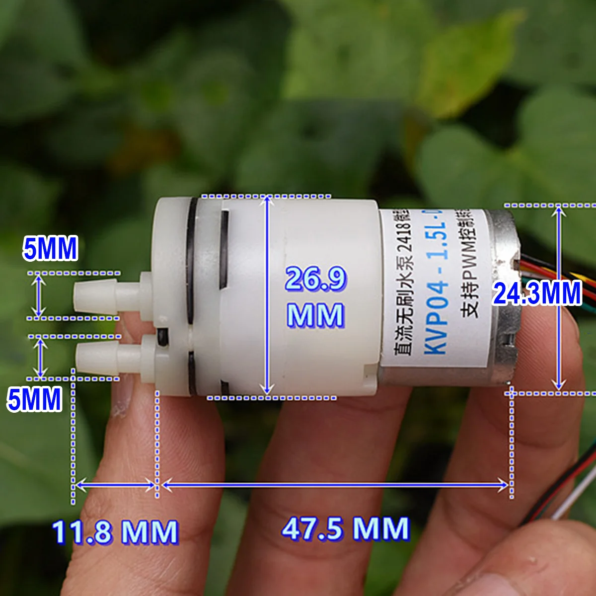 ปั๊มน้ำ DC 6V 9V 12V 310แบบไร้ - Mini Peristaltic Pump 12V บทวิจารณ์และราคา