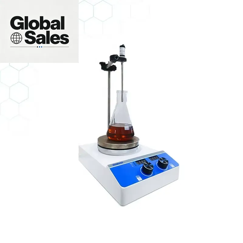 เครื่องกวนสารเคมีแบบแม่เหล็กพร - Lab Magnetic Stirrer Hot Plate บทวิจารณ์และราคา