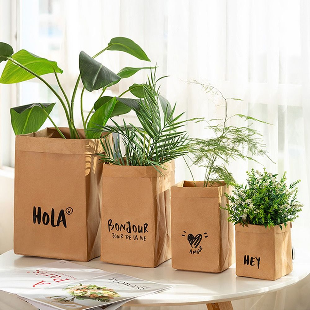 ถุงกระดาษคราฟท์แบบใช้ซ้ำได้ คว - Packaging บทวิจารณ์และราคา