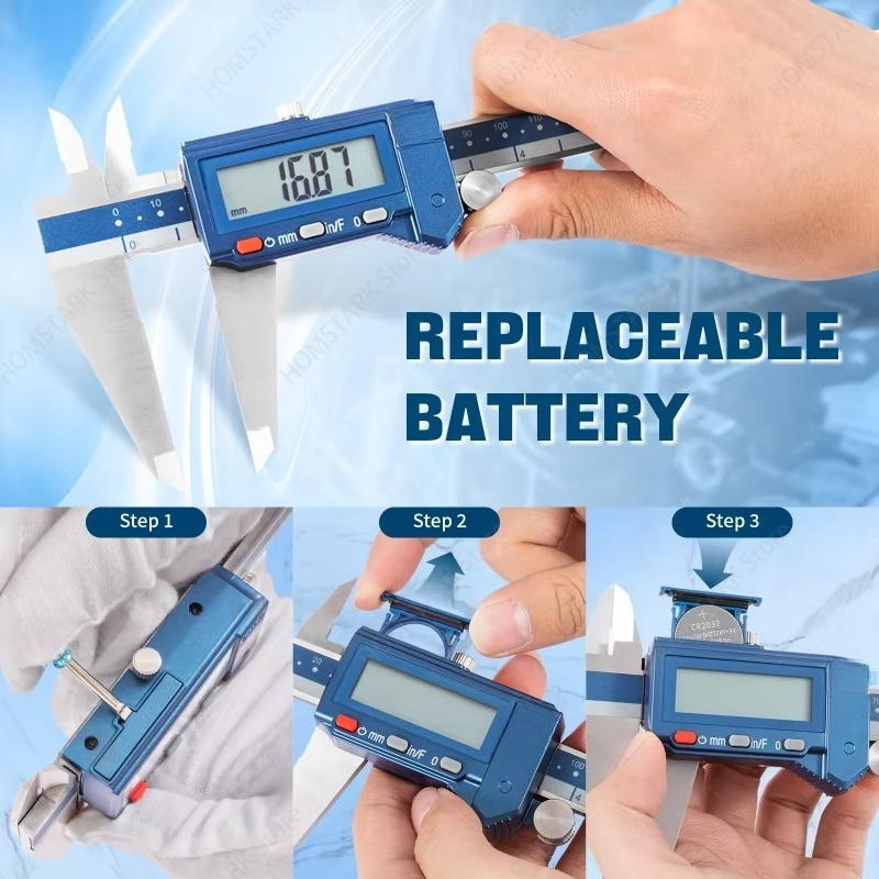 คาลิปเปอร์ดิจิตอลกันน้ำมาตรฐาน - Digital Caliper 150Mm Stainless Steel บทวิจารณ์และราคา