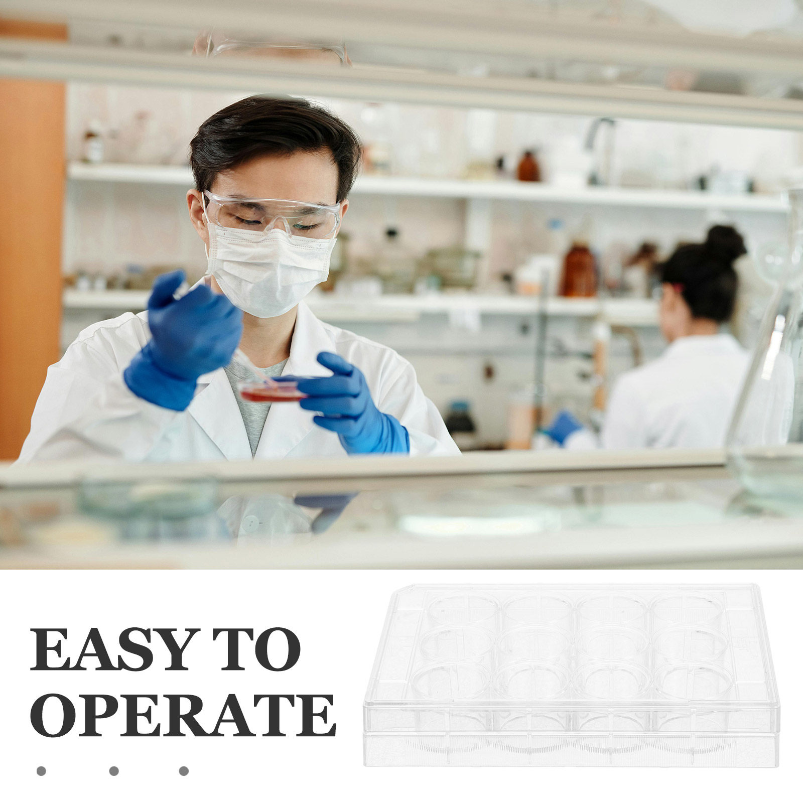 จานเพาะเลี้ยงเซลล์แบบโปร่งใส 1 - Lab Equipment บทวิจารณ์และราคา