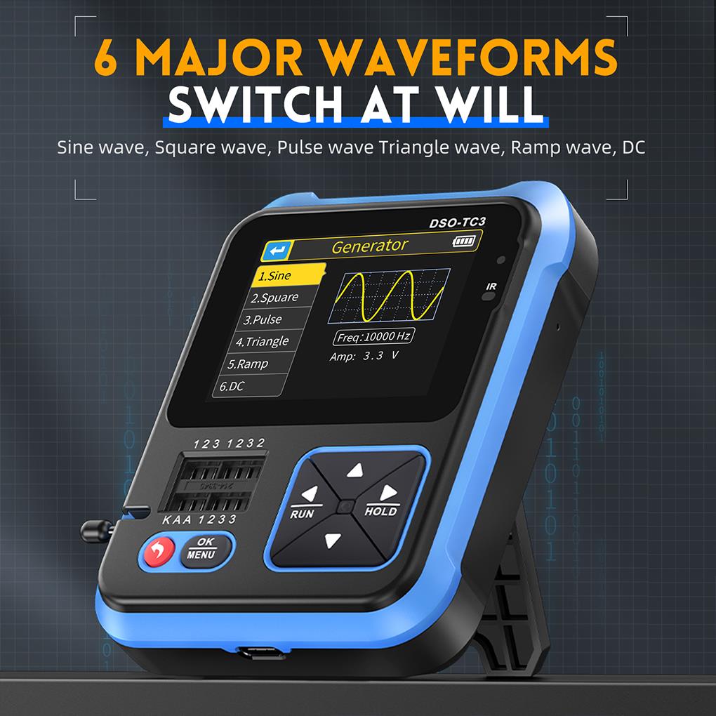 Fnirsi 3in1 DSO-TC3มินิดิจิตอล - Fnirsi Digital Oscilloscope Handheld บทวิจารณ์และราคา
